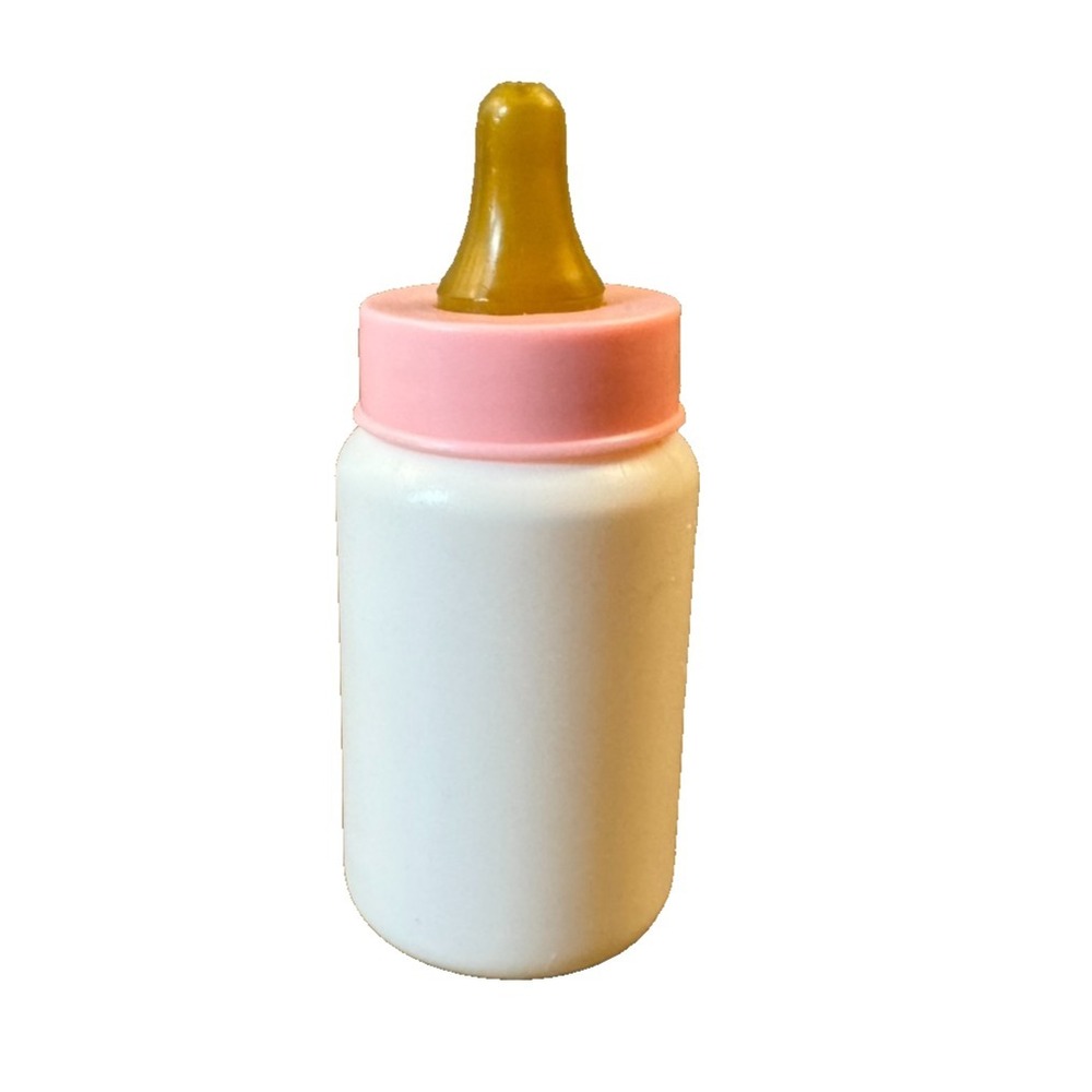 Baby‎ Doll Bottle Toy Plastic Pink White Refillable Drink Wet Replacement Parts